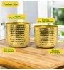 Pack Of 2 Gold Ivara Desk Pots