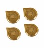 (Pack Of 2) Golden Aluminium Diya