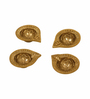 (Pack Of 2) Golden Aluminium Diya