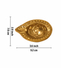 (Pack Of 2) Golden Aluminium Diya