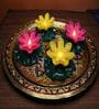(Pack of 2) Lotus Floating Battery Operated LED Diya