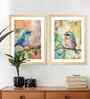 (Pack Of 2) Pink Fibre Soft Pastel Wall Art Panels