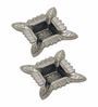 (Pack Of 2) Silver Aluminium Diya