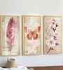 (Pack Of 3) Multicolour Fibre Home Decorative Wall Art Panels
