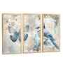 (Pack Of 3) Multicolour Fibre Home Decorative Wall Art Panels