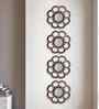 (Pack Of 4) Brown Glass Decorative Mirror Mirror