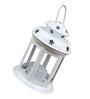 (Pack of 2) Lantern Iron Hanging T- Light Holder (Red & White)