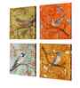 (Pack Of 4) Multicolour Canvas Beautiful Artwork Wall Art Panels
