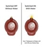 (Pack of 4) Water Sensor Diya Smokeless Sensor Festive LED Light (Warm White)