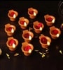 (Pack of 4) Water Sensor Diya Smokeless Sensor Festive LED Light (Warm White)