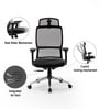  Pravah Office Chair with Flexi Back and Seat Slider in Black