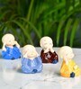 Resin Mini Monks (Set of 4)