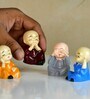 Resin Mini Monks (Set of 4)
