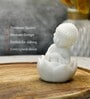 Resting Baby Monk Marble Showpiece