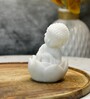 Resting Baby Monk Marble Showpiece