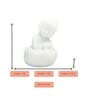 Resting Baby Monk Marble Showpiece