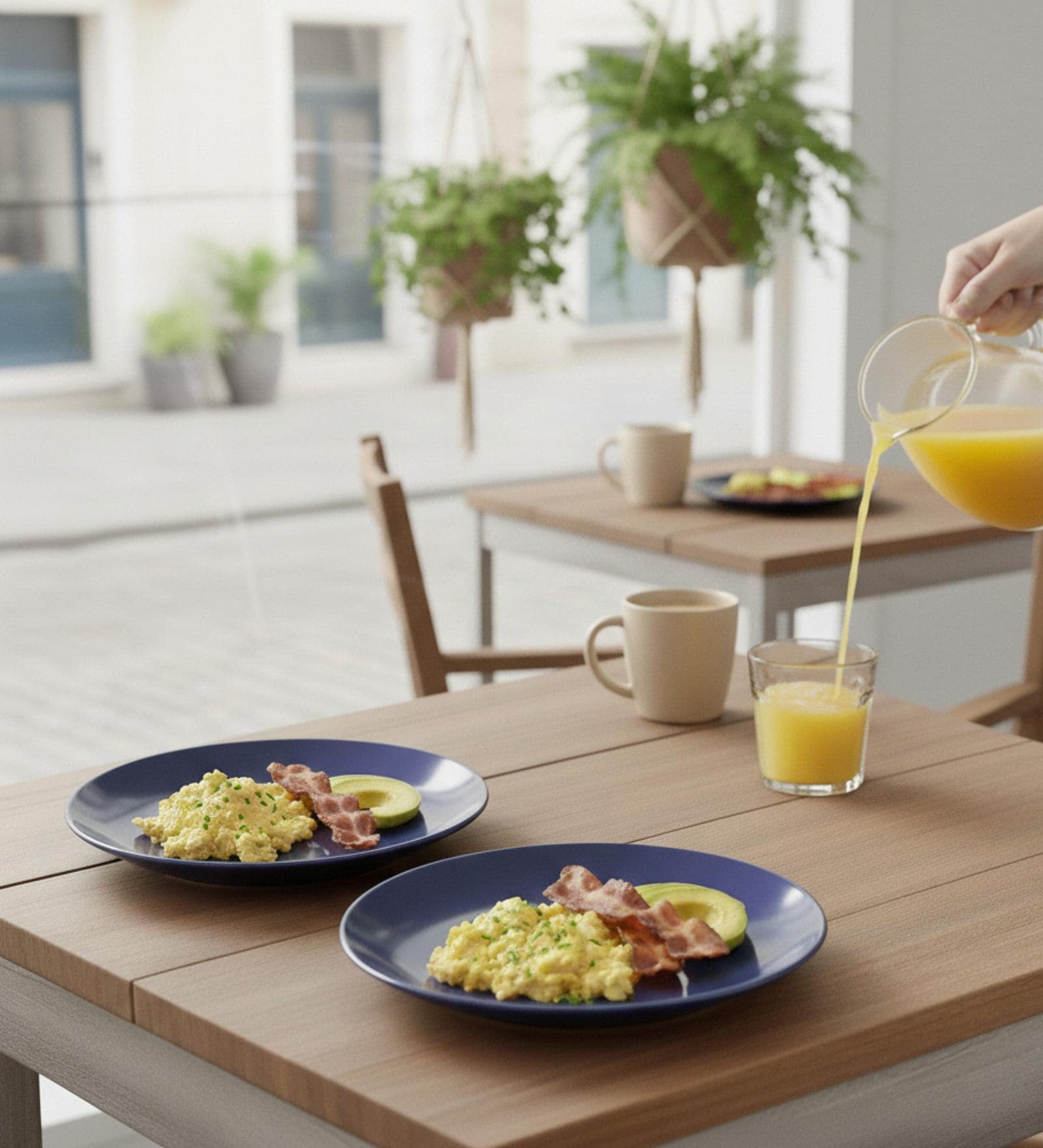 (Set of 2) Premium Scratch & Chip Resistant Porcelain Salad Plate