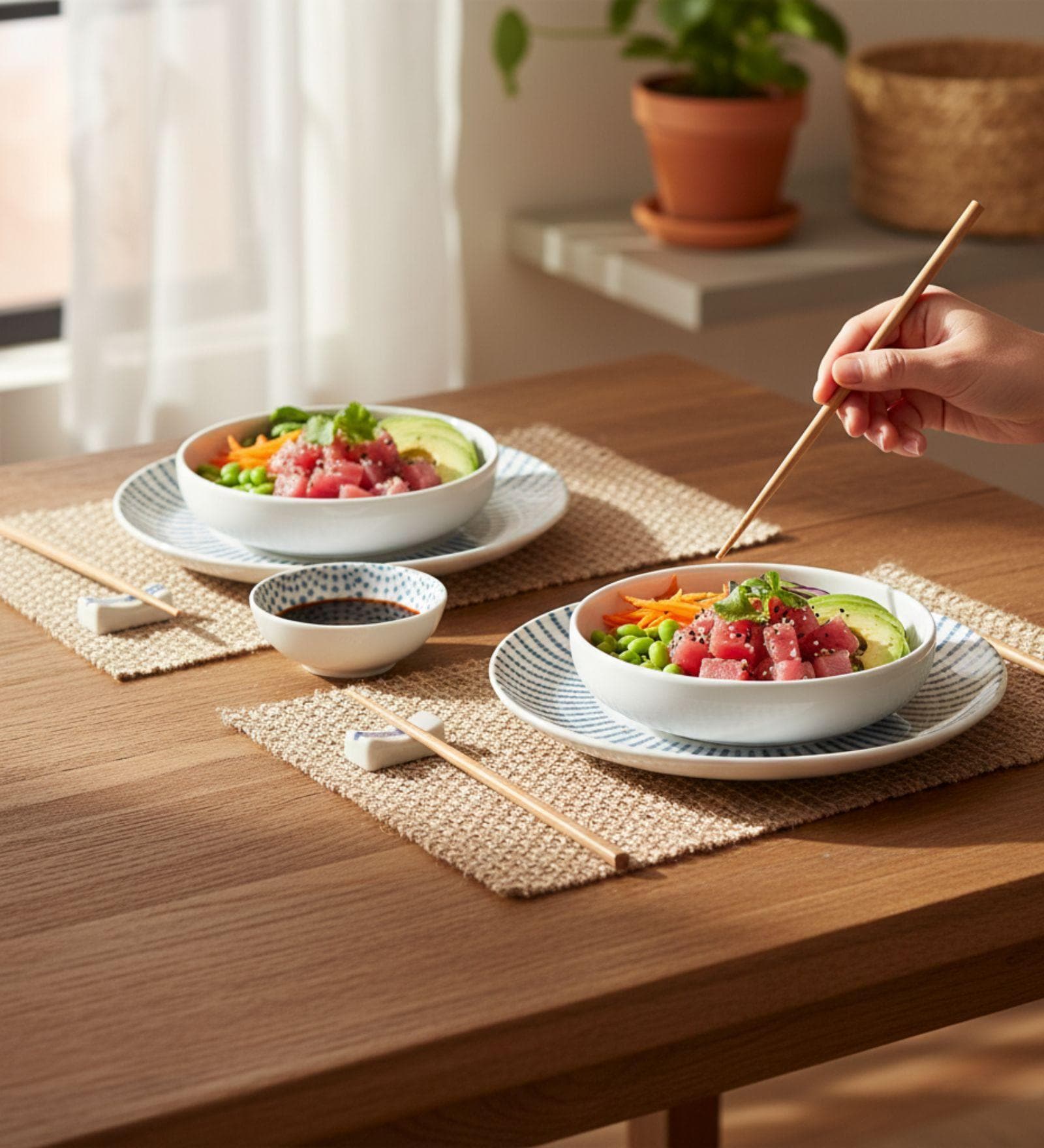 (Set of 4) Fine Scratch Resistant Porcelain Dinner Bowl