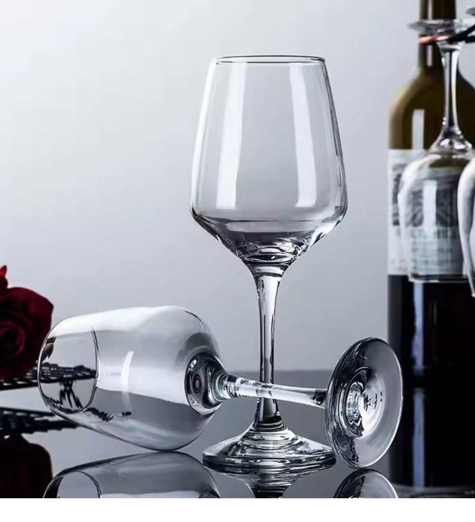 (Set of 6) 360ml Wine Glass (Transparent)