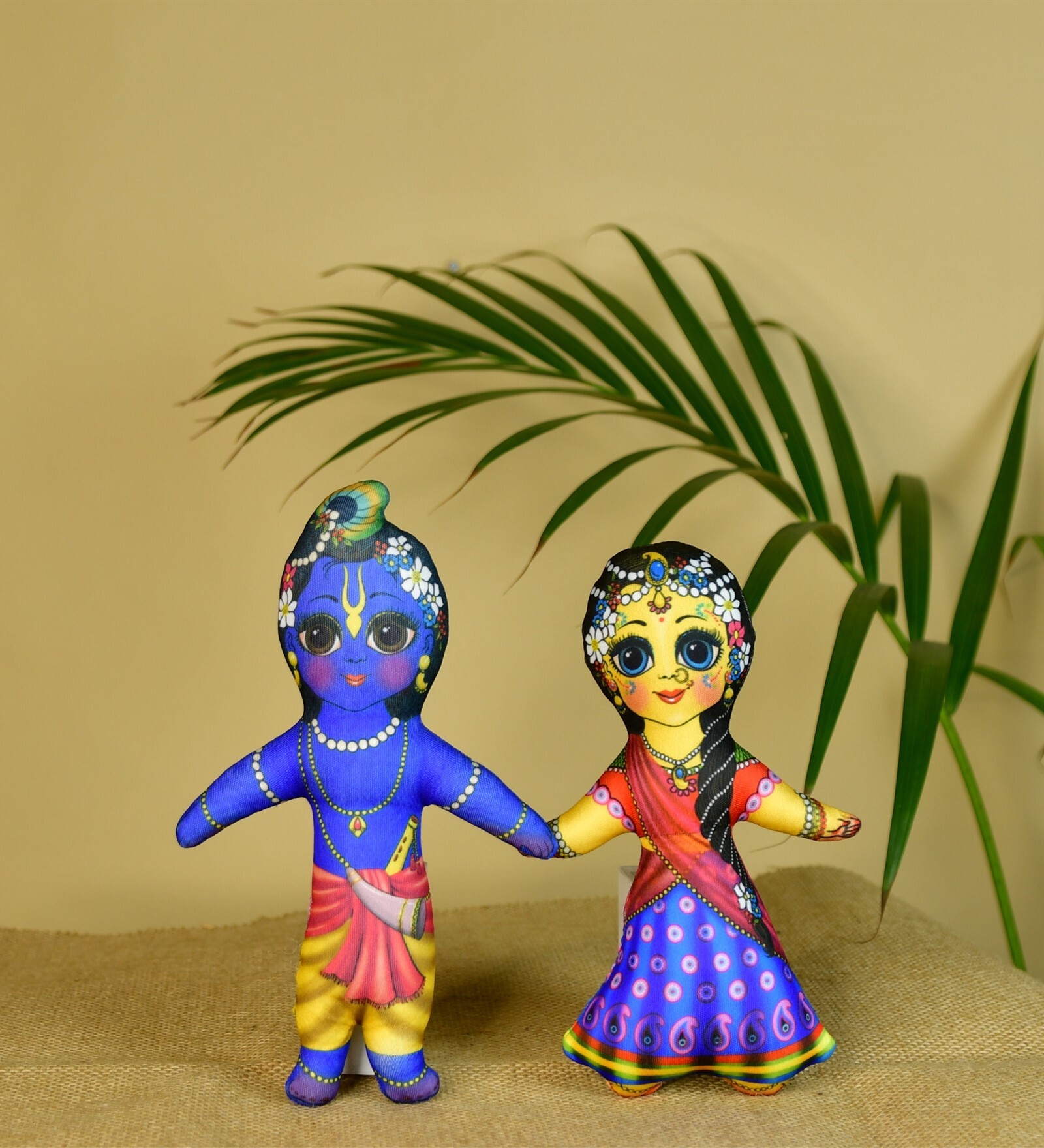 Stitched Cotton Krishna Showpiece