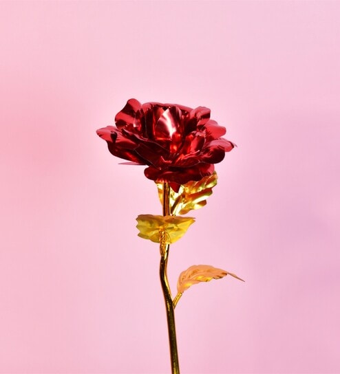 Artificail Red Rose Scarlet Love