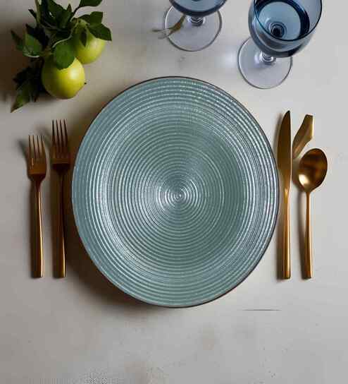 (Set of 4) Modern Farmhouse 7.3 Inch Side Plate (Saga Green)