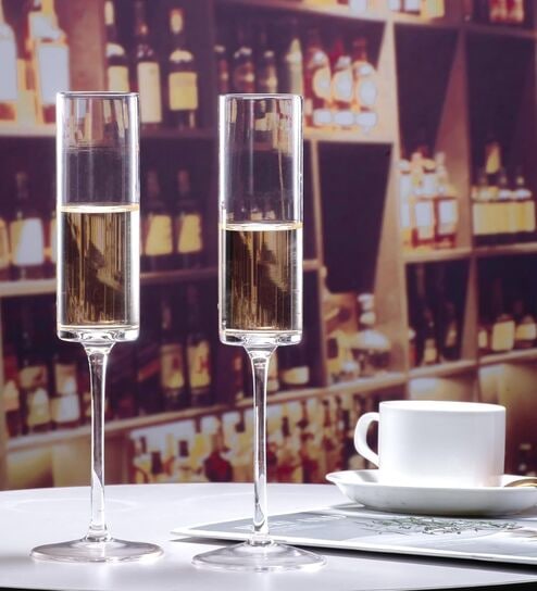 (Set of 6) 170ml Crystal Champagne Flute Glass