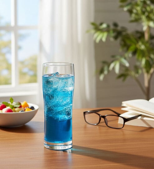 (Set of 6) Viva 345 ml Glass Water & Juice Glass Transparent