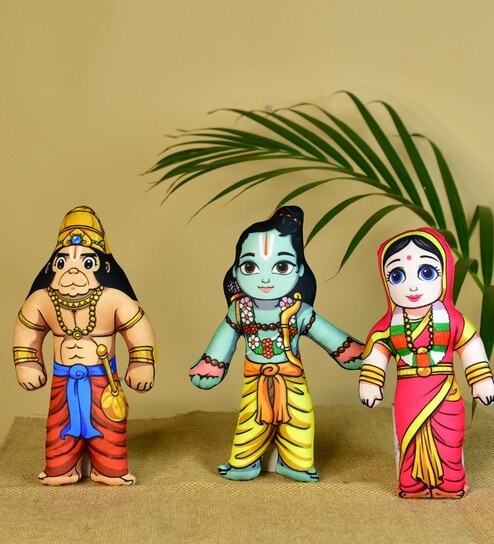 Stitched Cotton Ram Showpiece