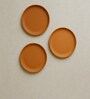 (Set  Of  3 )Terracotta Wallplate 11 Inches