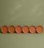 (Set  Of  6 )Terracotta Wallplate 11 Inches
