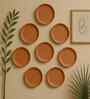 (Set  Of  8 )Terracotta Wallplate 11 Inches