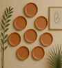 (Set  Of  8 )Terracotta Wallplate 8 Inches