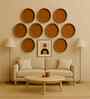 (Set  Of  9 )Terracotta Wallplate 11 Inches