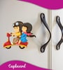 Couple Scooter Ride Fridge Magnet