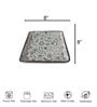 Bahar White & Blue Ceramic Dia 8 Inch Appetizer Platter