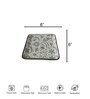 Bahar White & Blue Ceramic Dia 6 Inch Appetizer Platter