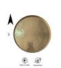 Suvarna GoldMetal Dia 15 Inches Thali