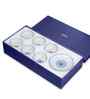 (Set of 12) Pixel- Sora Fine Porcelain Tea Cups & Saucer Set