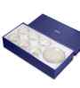 (Set of 12) Pixel- Svara  Fine Porcelain Tea Cups & Saucer Set