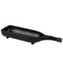 (Set of 2 ) Bottle Shaped Melamine Appetizer Platter (Black)