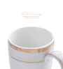 (Set of 2 ) Stellar Fine Porcelain Coffee Mug