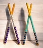 (Set of 2) 15 Inch Assorted Dandiya Stick