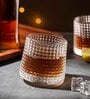 (Set of 2) 180ml Rotating Bricked Shaped Whiskey Glass