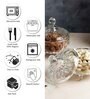 (Set of 2) 200ml Bricked Shaped Glass Dinner Bowl