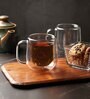 (Set of 2) 220ml Double Wall Glass Coffee Mug