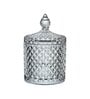 (Set of 2) 230ml Brick Shaped Glass Jar Container with Lid