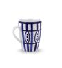 (Set of 2) 250 ml Porcelain Mug (Blue & White)