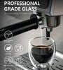 (Set of 2) 250ml Double Wall Insulated Glass Coffee Tumbler