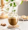 (Set of 2) 250ml Double Wall Insulated Glass Coffee Tumbler with Handle